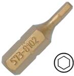 Cromwell 2.5 mm hatszög titán csavarhúzó bit 1/4" hatszög illesztéssel, 25 mm (KEN5738102K)