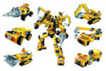 Qman 1417 | lego-kompatibilis építőjáték | 479 db építőkocka | 6-az-1-ben Munkagép robot