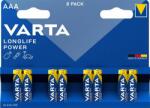 VARTA Elem, AAA mikro, 8 db, VARTA "Longlife Power" (8 db) (VEHEAAA8)