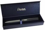 Pentel Rollertoll, 0, 35 mm, rotációs, matt ezüst tolltest, PENTEL "EnerGel BL-2507" kék
