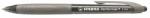 STABILO Golyóstoll, 0, 35 mm, nyomógombos, szürke tolltest, STABILO "Performer+", fekete