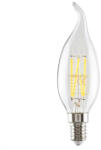Rábalux 4, 2W 4000K 470Lumen Láng forma E14 filament LED fényforrás (1693) - kecskemetilampa