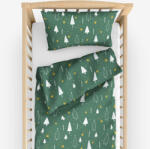 Goldea lenjerie pătuț din 100% bumbac - magia crăciunului 100 x 135 și 40 x 60 cm Lenjerie de pat