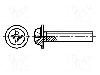 Bossard Surub M2, 5, otel, 6mm, cap buton, BOSSARD, B2.5X6/BN4825