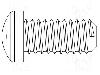 Dremec Surub M2, 5, poliamida, 12mm, cap rotund, DREMEC, 8G206M2.5X12