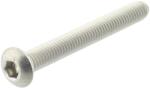 Kraftberg Surub M3, otel inoxidabil A2, 25mm, cap buton, KRAFTBERG, M3X25/ISO7380-1-A2, T152077