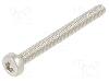 Bossard Surub M2, 5, Oţel rezistent la acizi A4, lungime 25mm, buton, pas filet 0.45, BOSSARD - 3271696