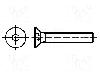 Bossard Surub M5, otel inoxidabil A2, 20mm, cap ingropat, BOSSARD, 1235281