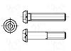 Bossard Surub M2, 5, oţel, lungime 6mm, buton, pas filet 0.45, BOSSARD - 1805673