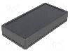 Hammond Carcasa ABS, 65mmx130mmx25mm, IP54, HAMMOND - 1599BBKBAT