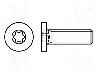 Bossard Surub M5, otel inoxidabil A2, 10mm, cap rotund, BOSSARD, 3233673