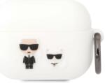 Karl Lagerfeld Apple Airpods Pro tok fehér (KLACAPSILKCW) (KLACAPSILKCW)