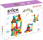 Magplayer Set de constructie magnetic - STICK (78 piese) (EDUC-MPO-78) Jucarii de constructii magnetice