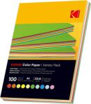 Kodak színes papír otthoni és irodai nyomtatáshoz, 10 kevert szín, 80g, A4, 100 db (KO-9891300) (KO-9891300)