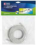 EMOS Cablu patch UTP, CAT 5e, AWG26, PVC, gri, 10m (2309010060)
