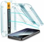 Spigen Glass tR EZ Fit 2 Pack Transparency iPhone 15 Pro Max üvegfólia (AGL06872)