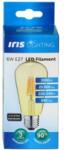 Iris Lighting Filament Bulb Longtip E27 ST64 6W/3000K/540lm aranyszínű LED fényforrás (ILFLST646W3000K) - mentornet