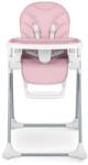 DacEnergy baba asztali szék, állítható ülésmagasság, lábtartó, kivehető tálca, 5 pontos biztonsági övek, összecsukható, kerekekkel, rózsaszín és fehér (DAC-NOP-100014016)