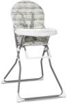DacEnergy baba asztali szék, fém és műanyag vázból, állítható lábtartó, 5 pontos biztonsági övek, magasságállítás, fehér és szürke (DAC-NOP-100014047)