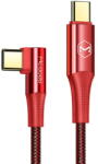 Mcdodo Cable USB-C to USB-C Mcdodo CA-8321 100W 90 Degree 1.2m (red) (33622) - vexio