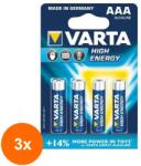 VARTA Set 3 x Baterie Varta High Energy 4903 R3 4 Bucati (FXE-3xEXF-TD-58396) Baterii de unica folosinta