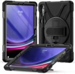  SOLID Husă durabilă pentru Samsung Galaxy Tab S9 neagră