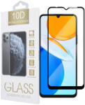 Honor X6 / X8 5G / Honor 70 Lite 5G üvegfólia, tempered glass, előlapi, 10D, edzett, hajlított, fekete kerettel