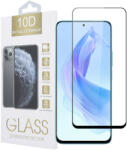 Honor 90 Lite 5G üvegfólia, tempered glass, előlapi, 10D, edzett, hajlított, fekete kerettel