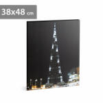 Family LED-es fali hangulatkép - "Burj Khalifa" - 2 x AA, 38 x 48 cm (58018J) - gardenet