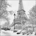 Ambiente Párizsos szalvéta - Winter in Paris (VR-33317930)