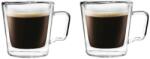 Vialli Design DIVA duplafalú üveg espresso csésze 80 ml, 2 db