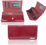 Jennifer Jones Női Bőr Pénztárca 5288-2 Piros Lakk - Nagy Méret (19407791)