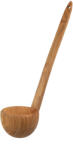 ATMOWOOD Fa merőkanál 36cm sötét (chochla czereszniowa mala)