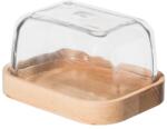 ATMOWOOD Fa vajtartó üvegfedéllel (maselniczka ze szklem)
