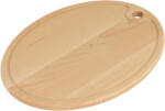 ATMOWOOD Ovális vágódeszka/tálaló kerek lyukkal 39 cm (deska oval 39 cm)