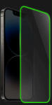 Picasee Sticla întărită de protecție cu ramă care strălucește în întuneric Apple iPhone 15 - Verde