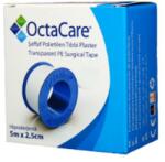 Octamed Banda Adeziva Transparenta Suport Plastic - Octamed OctaCare Transparent PE Surgical Tape, 2.5cm x 5m