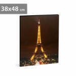 Family LED-es fali hangulatkép - "Eiffel torony" - 2 x AA, 38 x 48 cm (58485) - gardenet