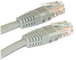 XtendLan patch kábel Cat6, UTP - 1m, szürke (10 db eladó) (PK_6UTP010grey)