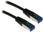 XtendLan patch kábel Cat6A, SFTP, LS0H - 0, 25m, fekete (eladó 10 db) (PK_6ASFTP0025black)