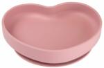 Canpol babies Szilikon tányér tapadókoronggal Szív rózsaszínű