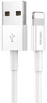 Vipfan USB és Lightning kábel Vipfan X03, 3A, 1m (fehér) (X03LT) - mi-one