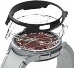  Védőkeret - Ringke Slim műanyag keret Samsung Galaxy Watch6 (43mm) okosórához átlátszó+fekete (2db) - tokgalaxis