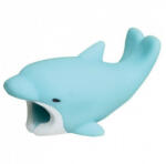  Kábelvédő, delfin figura, kék - tok-shop