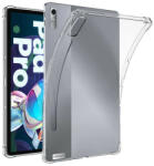 Lenovo Tab P11 Pro (11.2) (2. generáció) TB-132FU, Szilikon tok, közepesen ütésálló, légpárnás sarok, érintőceruza tartóval, átlátszó