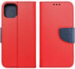 OPPO A17, Oldalra nyíló tok, stand, Fancy Book, piros