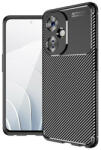 OnePlus Nord CE 3 Lite, Szilikon tok, közepesen ütésálló, légpárnás sarok, karbon minta, fekete - tok-shop