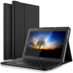 Huawei MatePad T8 (8.0), Bluetooth billentyűzetes mappa tok, fekete - tok-shop