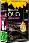 Garnier Olia tartós hajfesték - Nr. 3.0 Barnás fekete - 1 db