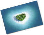  Wallmuralia. hu Edzett üveg vágódeszka Szív alakú sziget 2x40x52 cm